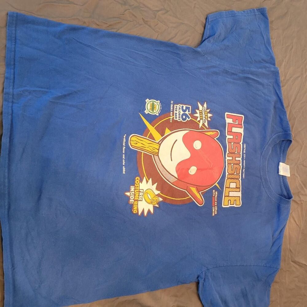 Hot-topic Men's Red and Blue T-shirt